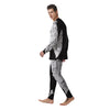 Wolf Spirit And Moon Print Men's Pajamas-grizzshop