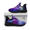 Wolf Spirit Aurora Howling Print Black Athletic Shoes-grizzshop