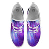 Wolf Spirit Aurora Howling Print White Athletic Shoes-grizzshop