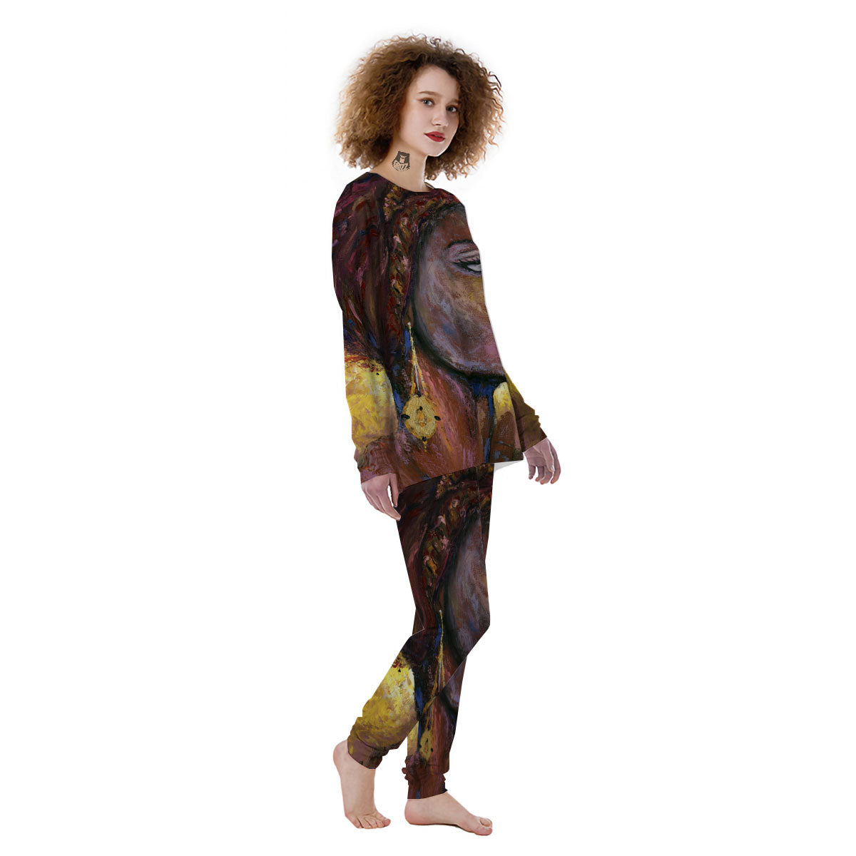 Woman African Print Women's Pajamas-grizzshop