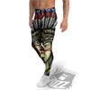 Woman Portrait Native Indian Print Men's Leggings-grizzshop