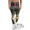 Woman Portrait Native Indian Print Men's Leggings-grizzshop