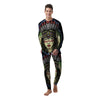 Woman Portrait Native Indian Print Men's Pajamas-grizzshop