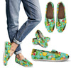 Women Hibiscus Pineapple Slip on Shoes Vans-grizzshop