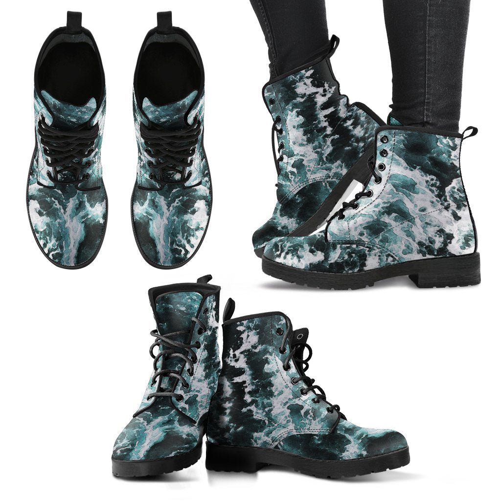 Women's Leather Boots Murky Depths-grizzshop