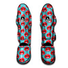 Women's Lips Print Pattern Muay Thai Shin Guards-grizzshop