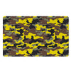 Woodland And Yellow Camo Print Door Mat-grizzshop