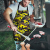 Woodland And Yellow Camo Print Men's Apron-grizzshop