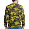 Woodland And Yellow Camo Print Men's Sweatshirt-grizzshop