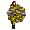 Woodland And Yellow Camo Print Umbrella-grizzshop