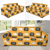 Woof Woof Bull Terrier Pattern Print Sofa Covers-grizzshop