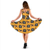 Woof Woof German Shepherd Pattern Print Dress-grizzshop