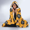 Woof Woof German Shepherd Pattern Print Hooded Blanket-grizzshop