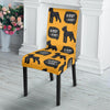 Woof Woof Schnauzer Dog Print Pattern Chair Cover-grizzshop