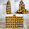 Woof Woof Schnauzer Dog Print Pattern Hooded Blanket-grizzshop