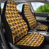 Woof Woof Schnauzer Dog Print Pattern Universal Fit Car Seat Cover-grizzshop