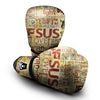 Words Old Religious Print Boxing Gloves-grizzshop