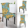 World Map Print Pattern Chair Cover-grizzshop