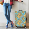 World Map Print Pattern Luggage Cover Protector-grizzshop