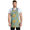 World Map Print Pattern Men's Apron-grizzshop