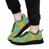 World Map Print Pattern Sneaker Shoes For Men Women-grizzshop