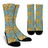 World Map Print Pattern Unisex Crew Socks-grizzshop