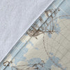 World Print Map Pattern Blanket-grizzshop