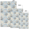 World Print Map Pattern Floor Mat-grizzshop