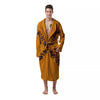 X Halloween Print Men's Robe-grizzshop