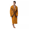 X Halloween Print Men's Robe-grizzshop