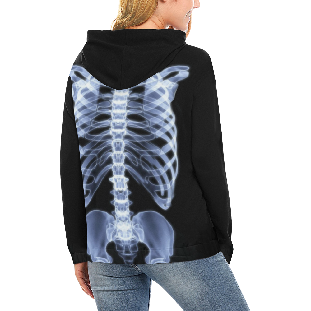 X-Ray - All Over Print Hoodie-grizzshop