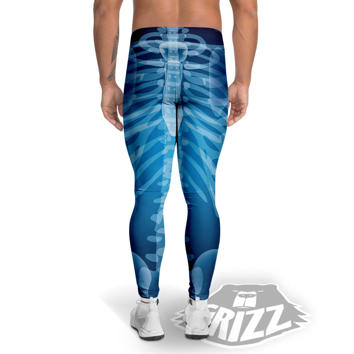 X-Ray Film Radiologist Print Men's Leggings-grizzshop