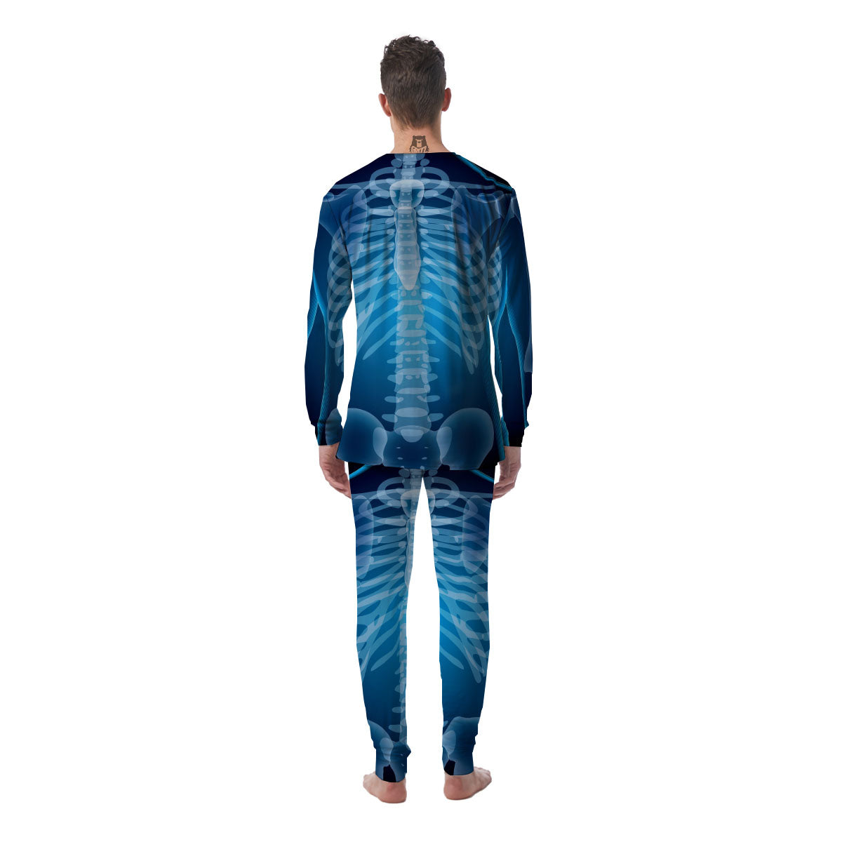 X-Ray Film Radiologist Print Men's Pajamas-grizzshop