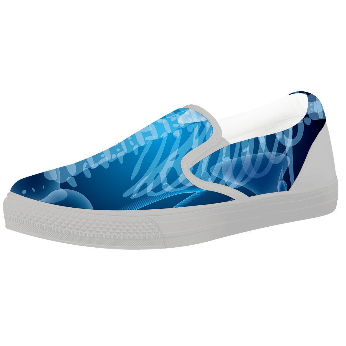 X-Ray Film Radiologist Print White Slip On Shoes-grizzshop