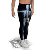 X-Ray Human Skeleton Print Men's Leggings-grizzshop