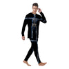 X-Ray Human Skeleton Print Men's Pajamas-grizzshop