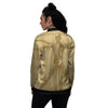 X-Ray Vitruvian Man Print Women's Bomber Jacket-grizzshop