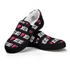 XOXO Valentine's Day Print Pattern Black Slip On Shoes-grizzshop