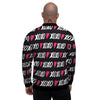 XOXO Valentine's Day Print Pattern Men's Bomber Jacket-grizzshop