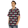 XOXO Valentine's Day Print Pattern Men's Hawaiian Shirt-grizzshop