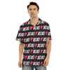 XOXO Valentine's Day Print Pattern Men's Hawaiian Shirt-grizzshop