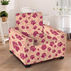 Yarn Paw Print Armchair Cover-grizzshop