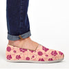 Yarn Paw Print Canvas Shoes-grizzshop