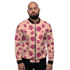 Yarn Paw Print Men's Bomber Jacket-grizzshop