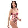 Yarn Paw Print One Piece Swimsuite-grizzshop