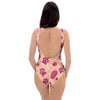 Yarn Paw Print One Piece Swimsuite-grizzshop