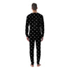 Yarn White And Black Print Pattern Men's Pajamas-grizzshop