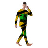 Yellow And Green Helmet Print Men's Pajamas-grizzshop