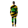 Yellow And Green Helmet Print Men's Pajamas-grizzshop