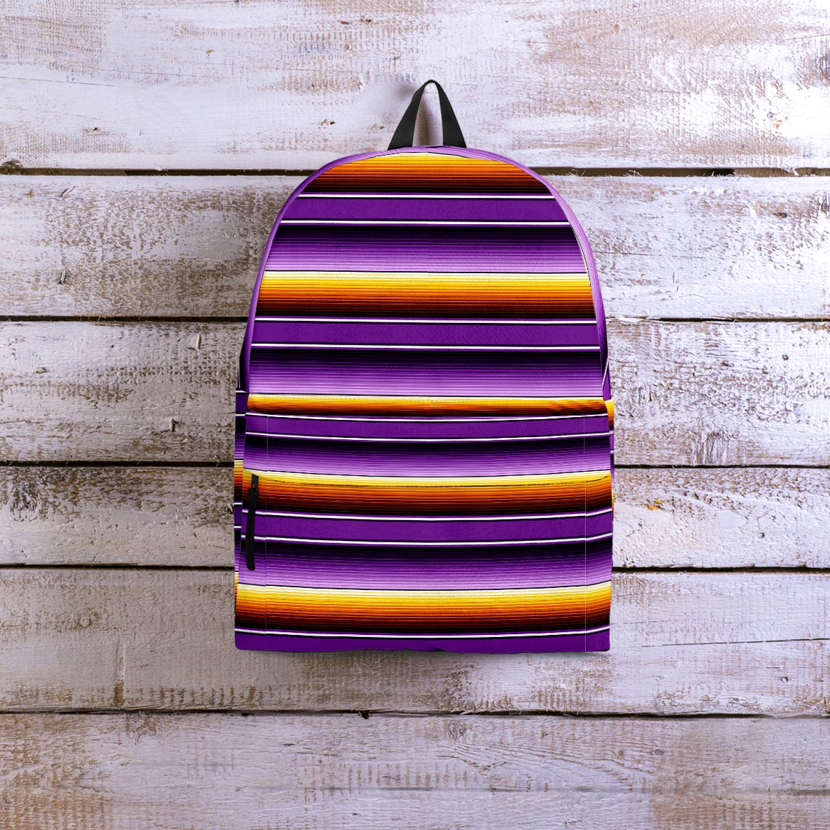 Yellow And Purple Mexican Baja Backpack-grizzshop